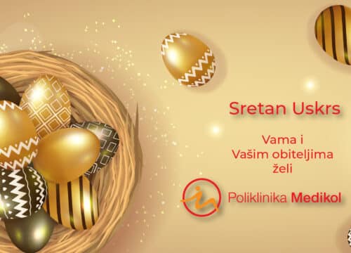 Sretan Uskrs želi vam Poliklinika Medikol